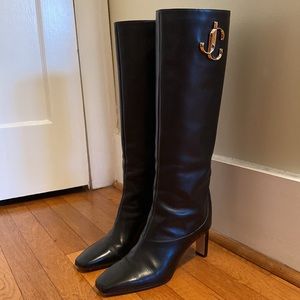 Jimmy Choo Mahesa 65mm Leather Boots